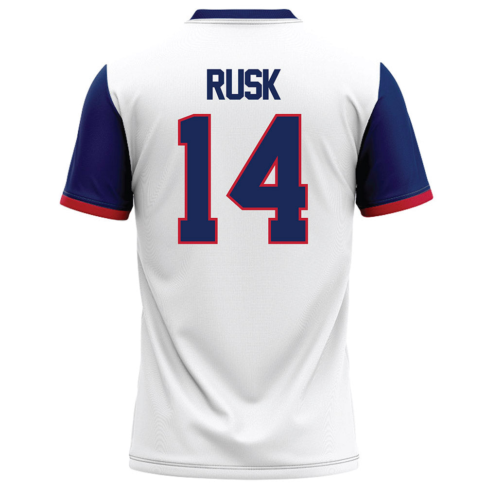 Arizona - NCAA Football : Cole Rusk - White Football Jersey-1