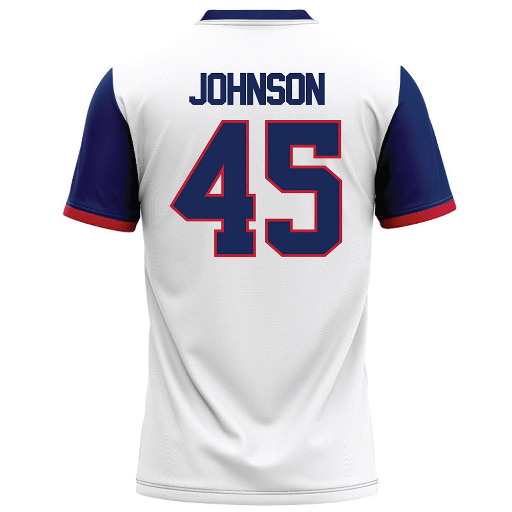 Arizona - NCAA Football : Victory Johnson - White Football Jersey-1