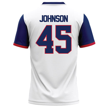 Arizona - NCAA Football : Victory Johnson - White Football Jersey-1