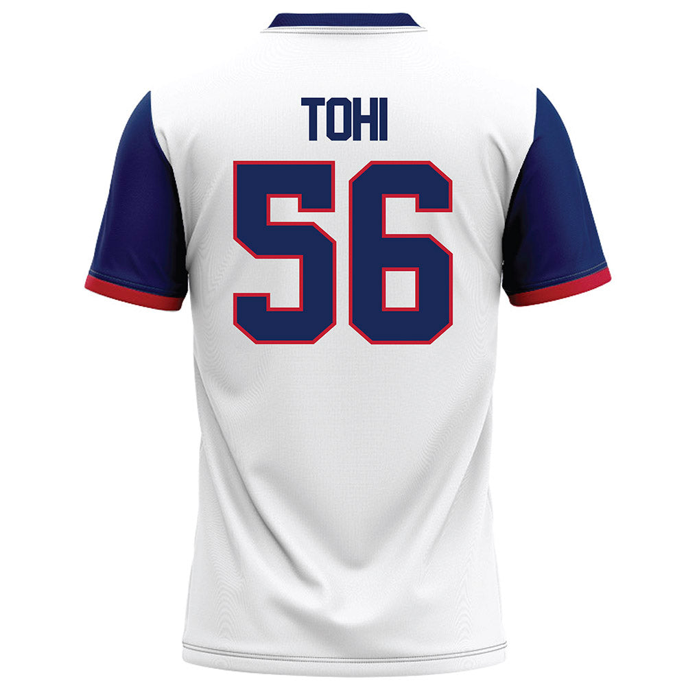 Arizona - NCAA Football : Sione Tohi - White Football Jersey-1