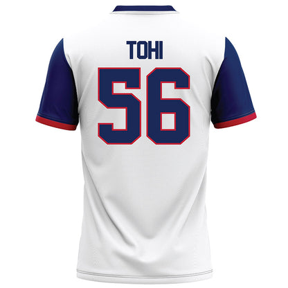 Arizona - NCAA Football : Sione Tohi - White Football Jersey-1