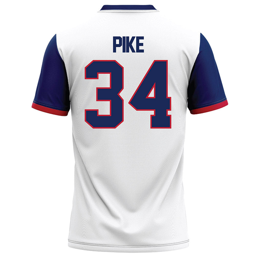 Arizona - NCAA Football : James Pike - White Football Jersey-1