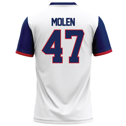 Arizona - NCAA Football : Broden Molen - White Football Jersey-1