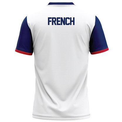 Arizona - NCAA Football : Ian French - White Football Jersey-1