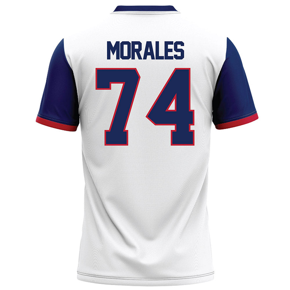 Arizona - NCAA Football : Justin Morales - White Football Jersey-1