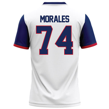 Arizona - NCAA Football : Justin Morales - White Football Jersey-1