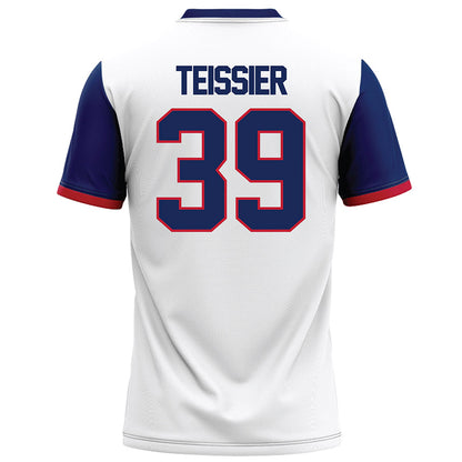Arizona - NCAA Football : Lachlan Teissier - White Football Jersey-1
