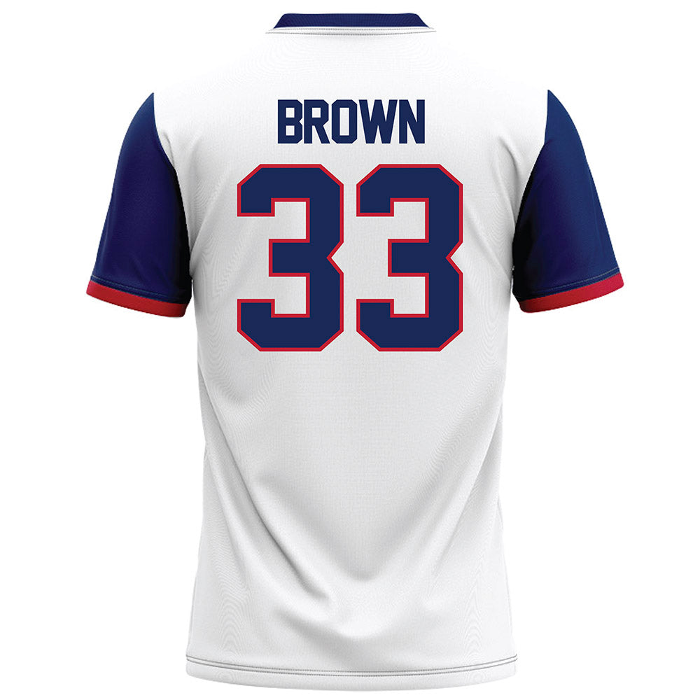 Arizona - NCAA Football : Kason Brown - White Football Jersey-1