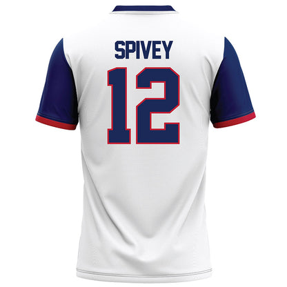Arizona - NCAA Football : Tre Spivey - White Football Jersey-1