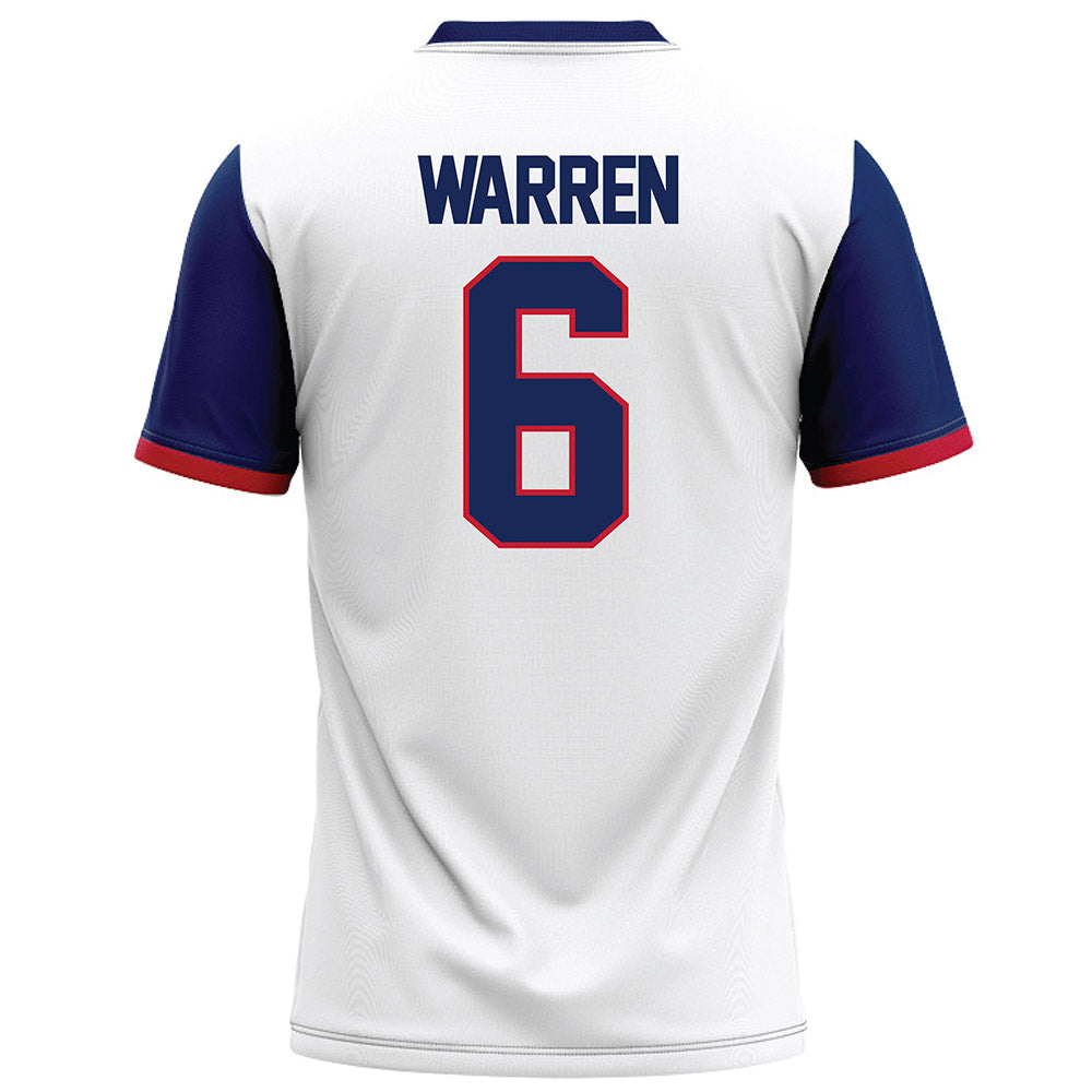 Arizona - NCAA Football : Cornelius Warren - White Football Jersey-1