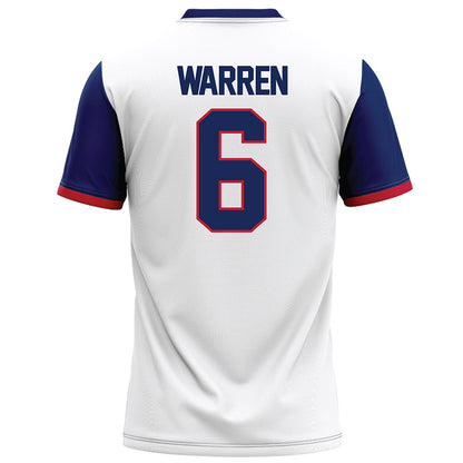 Arizona - NCAA Football : Cornelius Warren - White Football Jersey-1