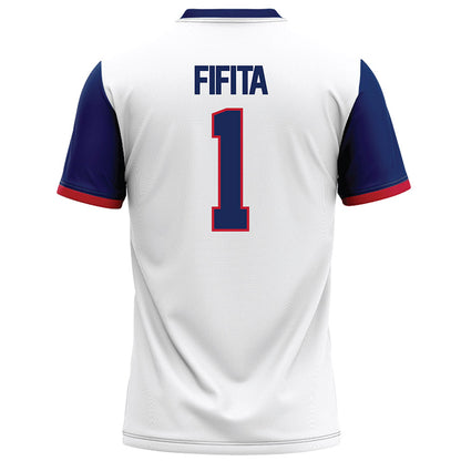 Arizona - NCAA Football : Noah Fifita - White Football Jersey-1