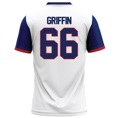 Arizona - NCAA Football : Jaxon Griffin - White Football Jersey-1