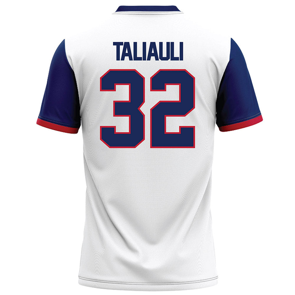 Arizona - NCAA Football : Nela Taliauli - White Football Jersey-1