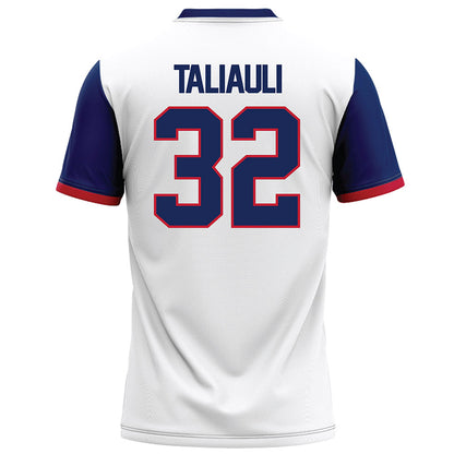 Arizona - NCAA Football : Nela Taliauli - White Football Jersey-1