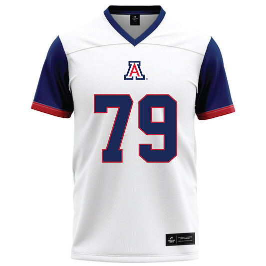 Arizona - NCAA Football : Isaac Perez - White Football Jersey-0