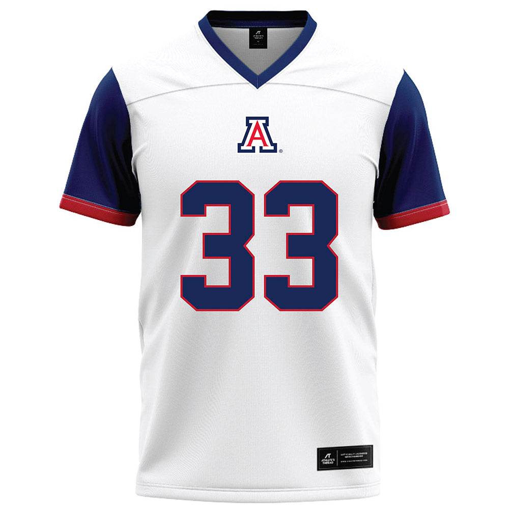 Arizona - NCAA Football : Kason Brown - White Football Jersey-0