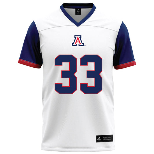 Arizona - NCAA Football : Kason Brown - White Football Jersey-0