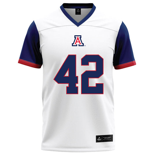 Arizona - NCAA Football : Dominic Lolesio - White Football Jersey-0