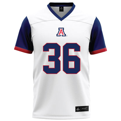 Arizona - NCAA Football : Dominic Hanger - White Football Jersey
