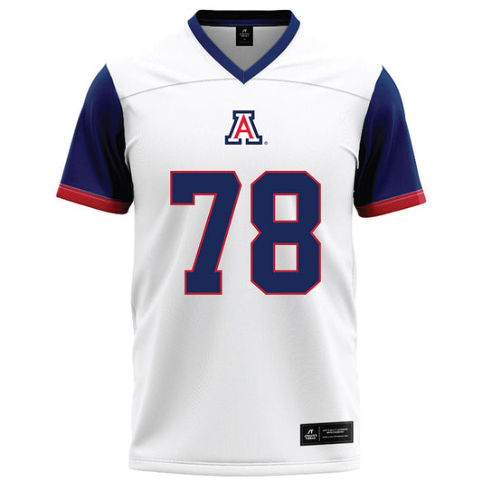 Arizona - NCAA Football : Manoah Faupusa - White Football Jersey-0