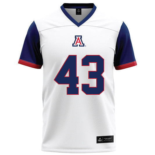 Arizona - NCAA Football : Drew Nicolson - White Football Jersey-0
