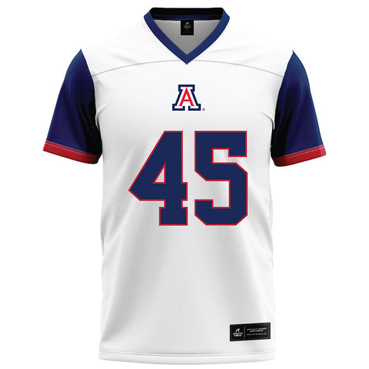 Arizona - NCAA Football : Victory Johnson - White Football Jersey-0