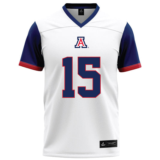 Arizona - NCAA Football : Malcolm Hartzog Jr - White Football Jersey-0