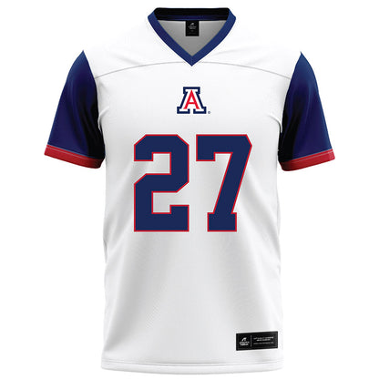 Arizona - NCAA Football : Keytrin Harris - White Football Jersey-0