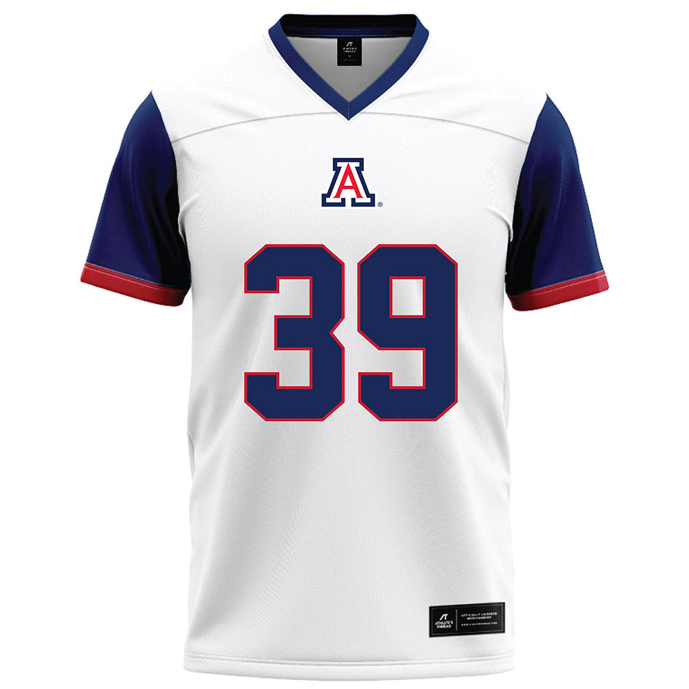 Arizona - NCAA Football : Jacob Buggie - White Football Jersey-0