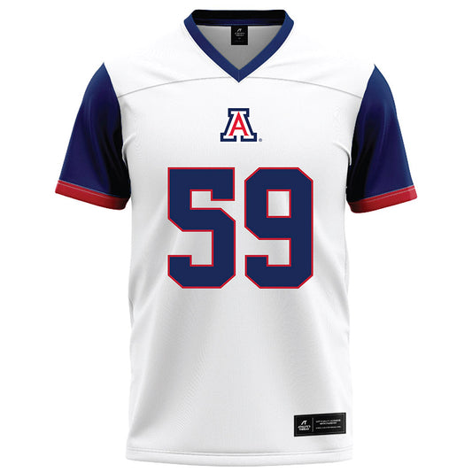 Arizona - NCAA Football : Rhino Tapa'atoutai - White Football Jersey-0