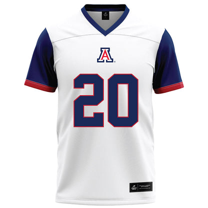 Arizona - NCAA Football : Caleb Smith - White Football Jersey-0