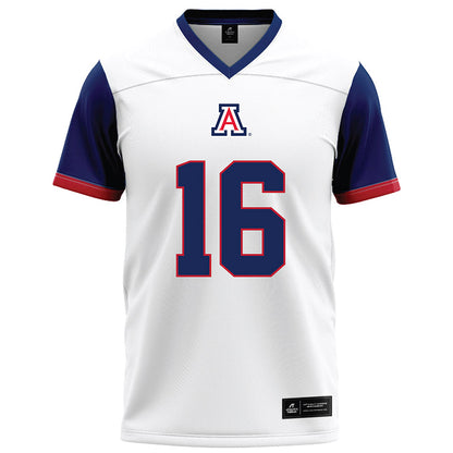 Arizona - NCAA Football : Luke Haugo - White Football Jersey-0