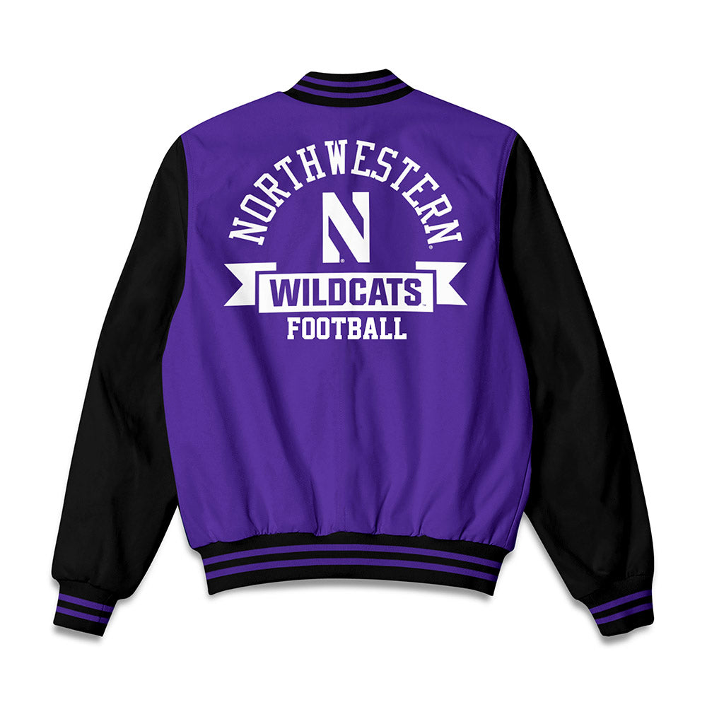 Northwestern - NCAA Football : Jack Trautmann - Bomber Jacket-1