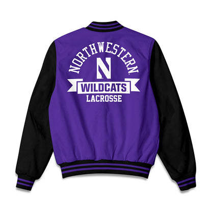 Northwestern - NCAA Women's Lacrosse : Olivia Adamson - Bomber Jacket-1