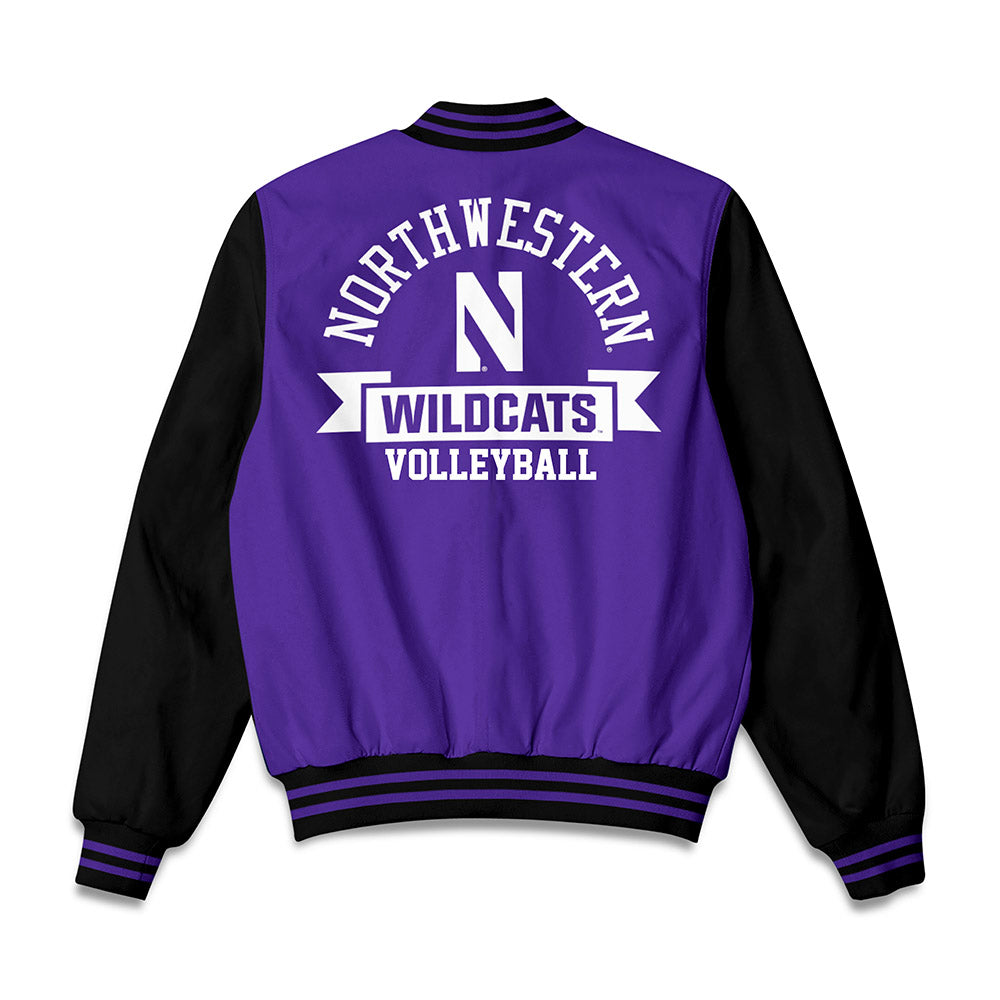 Northwestern - NCAA Women's Volleyball : Ava Pratt - Bomber Jacket-1