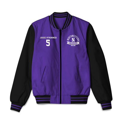 Northwestern - NCAA Men's Soccer : Josue Pfrommer - Bomber Jacket-0