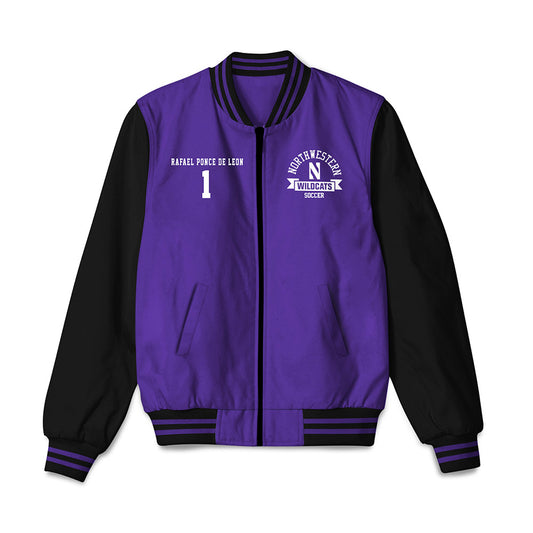 Northwestern - NCAA Men's Soccer : Rafael Ponce de Leon - Bomber Jacket-0
