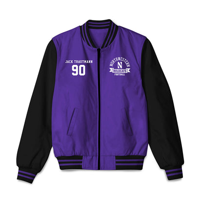 Northwestern - NCAA Football : Jack Trautmann - Bomber Jacket-0