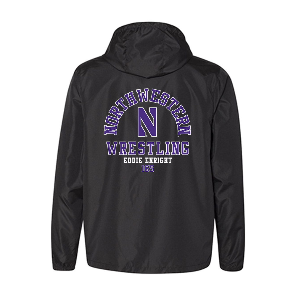 Northwestern - NCAA Wrestling : Eddie Enright - Windbreaker-1