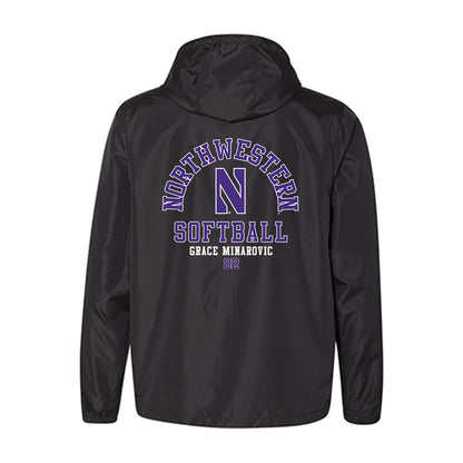 Northwestern - NCAA Softball : Grace Minarovic - Windbreaker-1