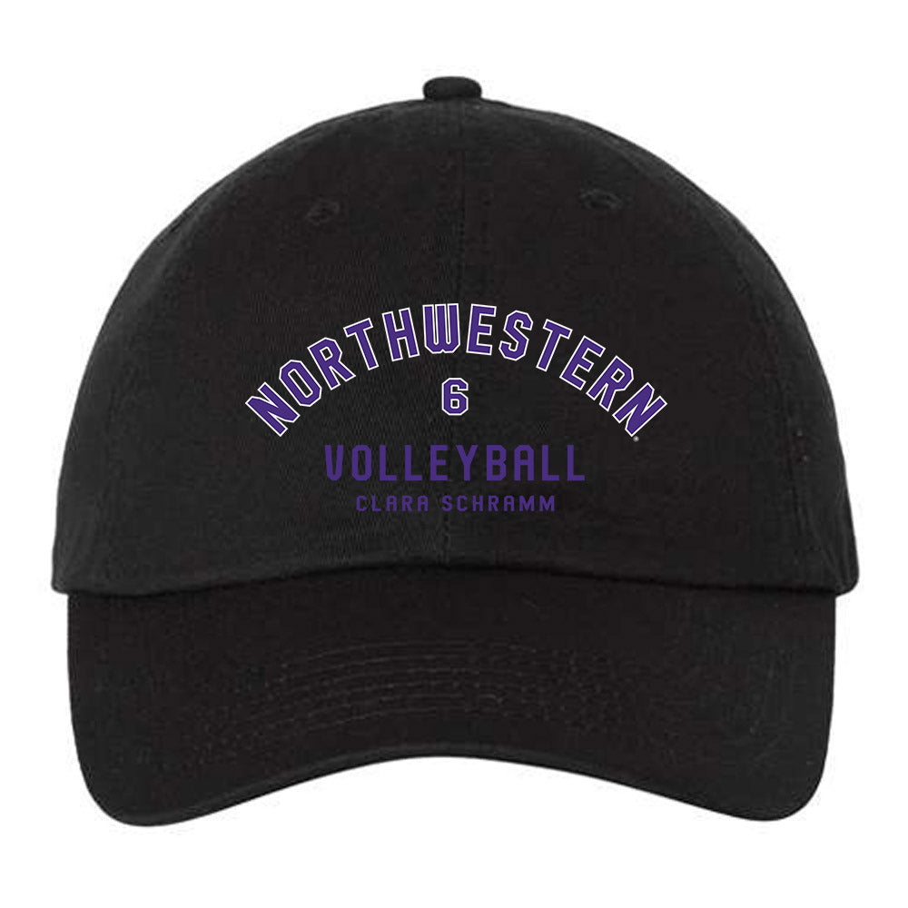 Northwestern - NCAA Women's Volleyball : Clara Schramm - Dad Hat-0