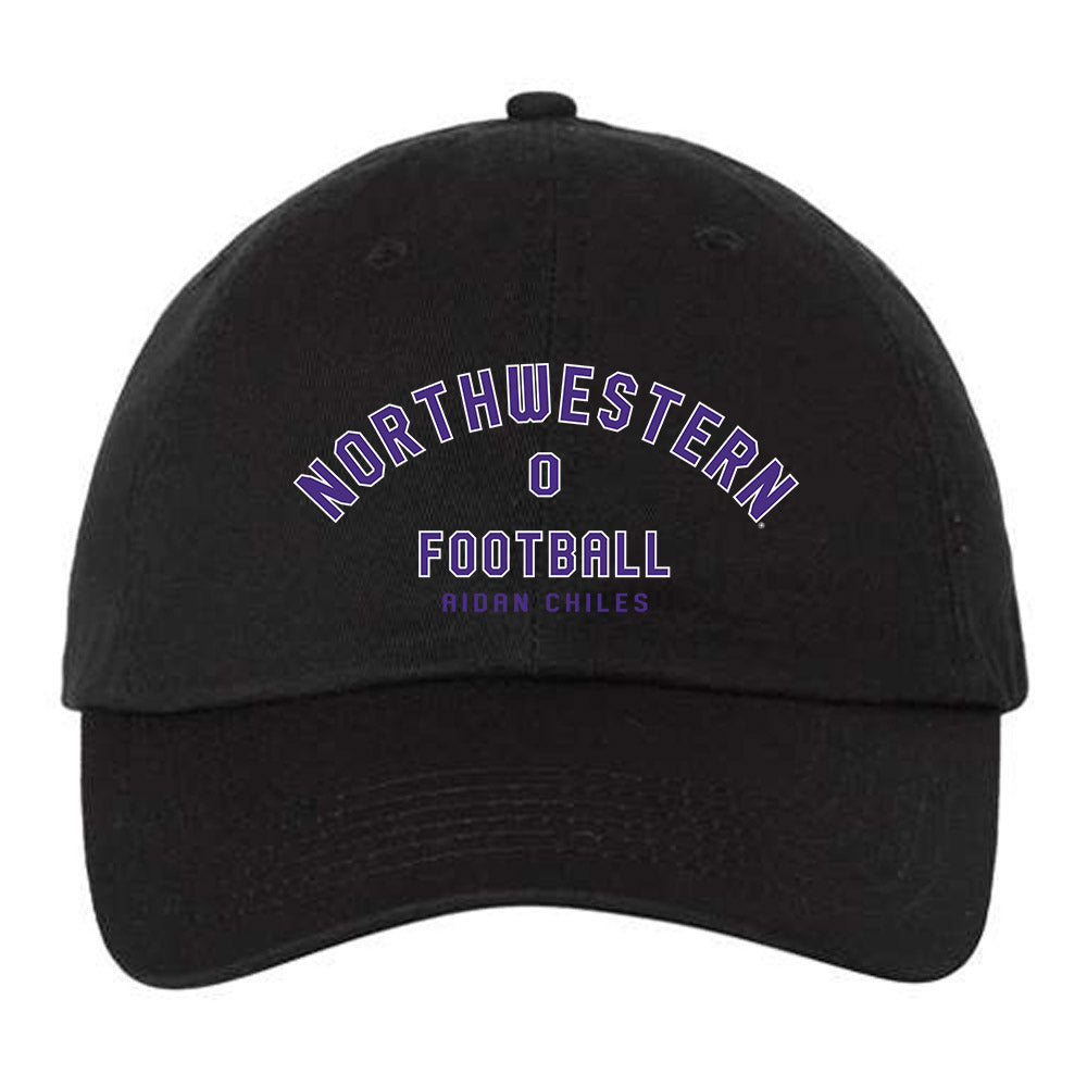 Northwestern - NCAA Football : Aidan Chiles - Dad Hat-0