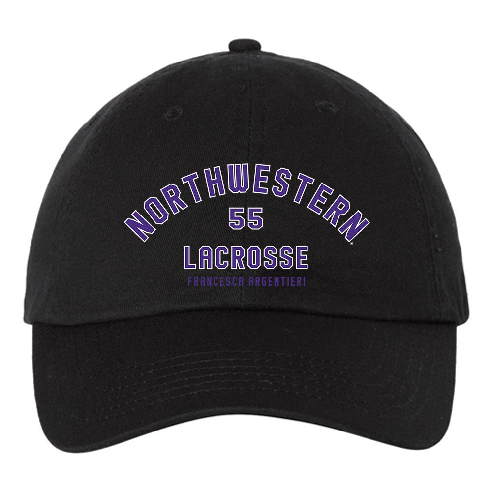 Northwestern - NCAA Women's Lacrosse : Francesca Argentieri - Dad Hat