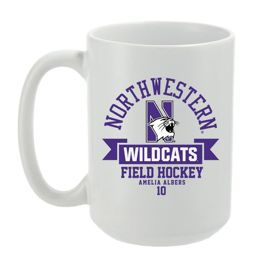 Northwestern - NCAA Women's Field Hockey : Amelia Albers -  Coffee Mug