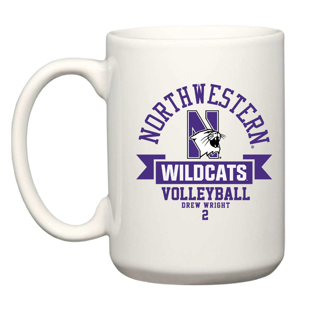Northwestern - NCAA Women's Volleyball : Drew Wright -  Coffee Mug