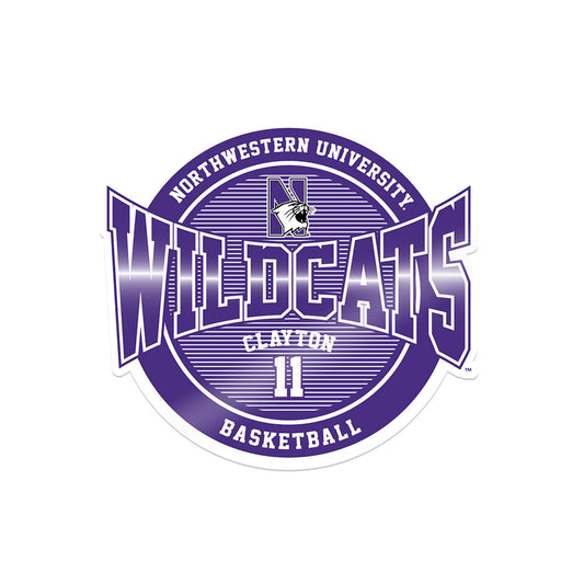Northwestern - NCAA Men's Basketball : Jordan Clayton - Sticker