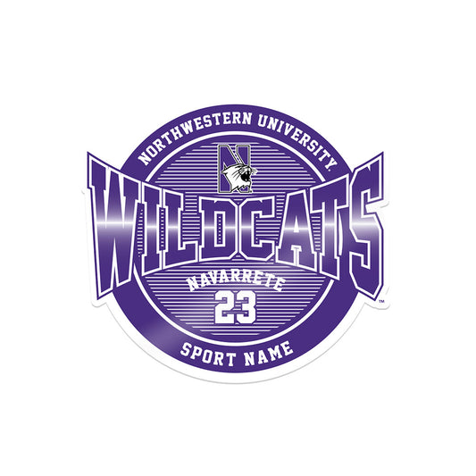 Northwestern - NCAA Women's Volleyball : Gigi Navarrete -  Sticker