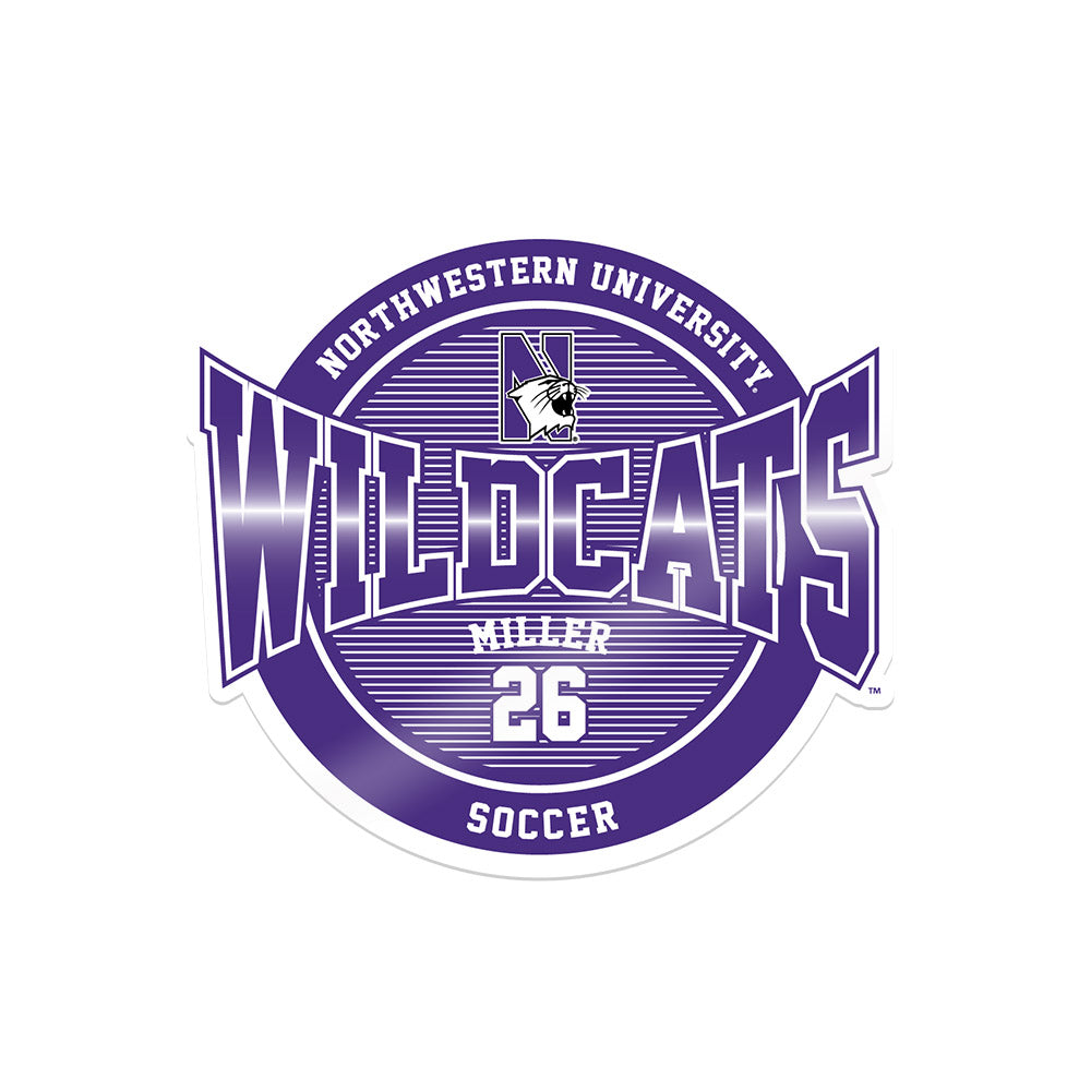 Northwestern - NCAA Women's Soccer : Brooke Miller - Sticker