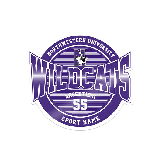 Northwestern - NCAA Women's Lacrosse : Francesca Argentieri - Sticker